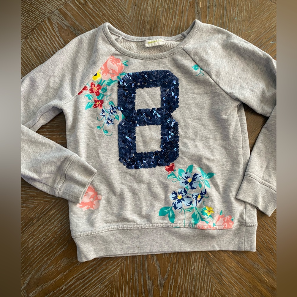 Crazy 8 girls sweatshirt medium